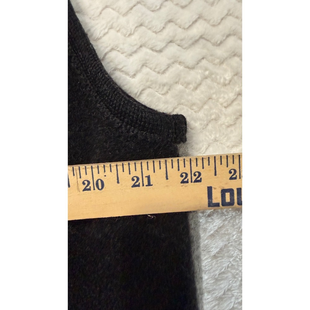 Giesswein Austria Pure New Wool Horse Scenic Landscape Vest Grey Brown Womens 16 - Picture 6 of 9